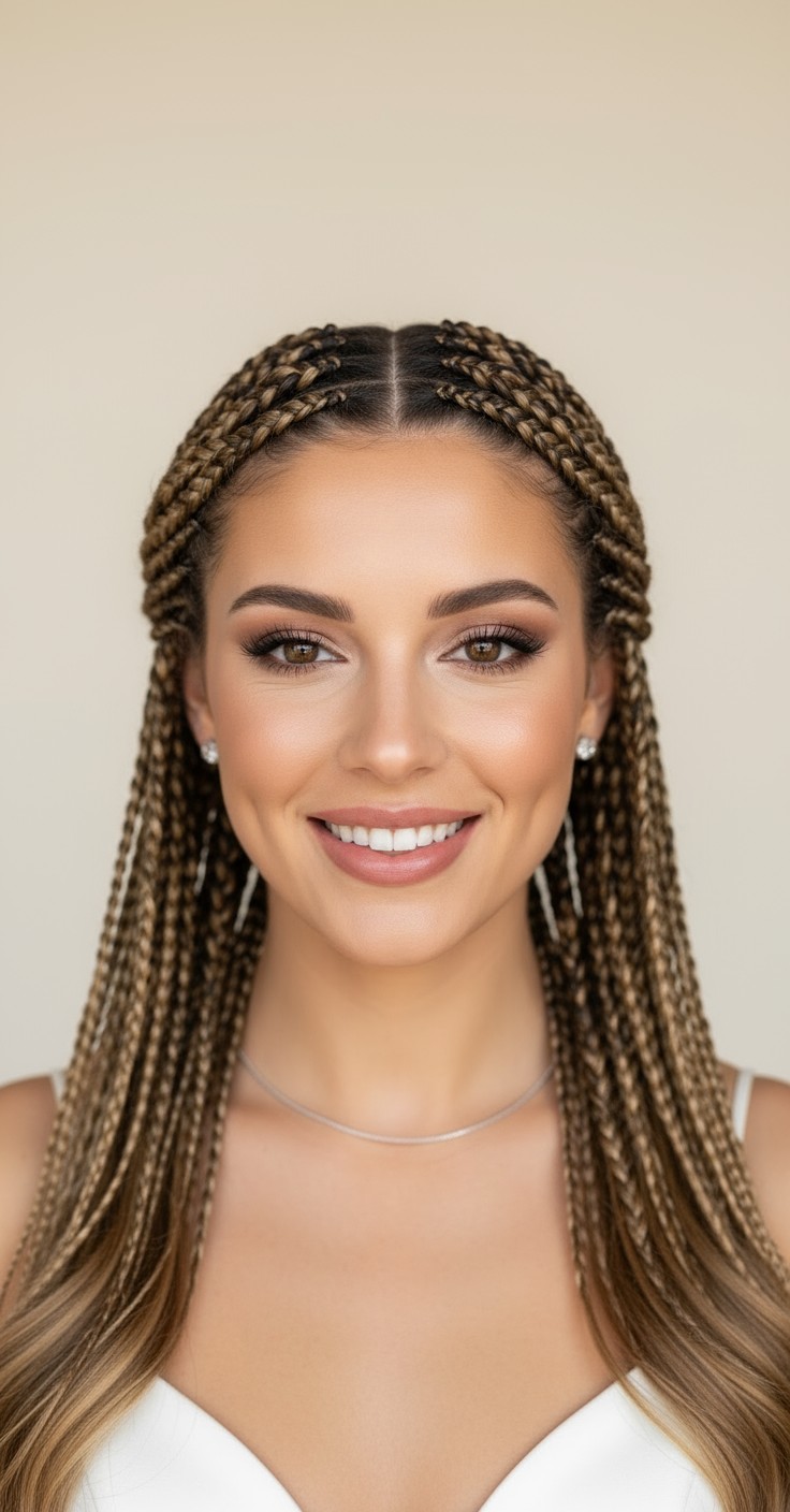 After Knotless Goddess Braids